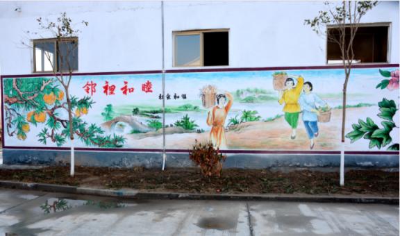 德阳乡镇文化墙 乡风文明焕发新活力